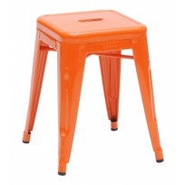 Табурет Tolix, оранжевый - фото