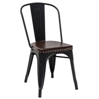 Стул Tolix Soft черный матовый - фото