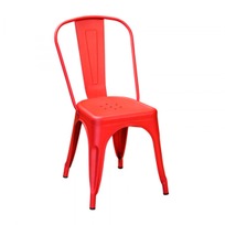 Стул Tolix, красный - фото
